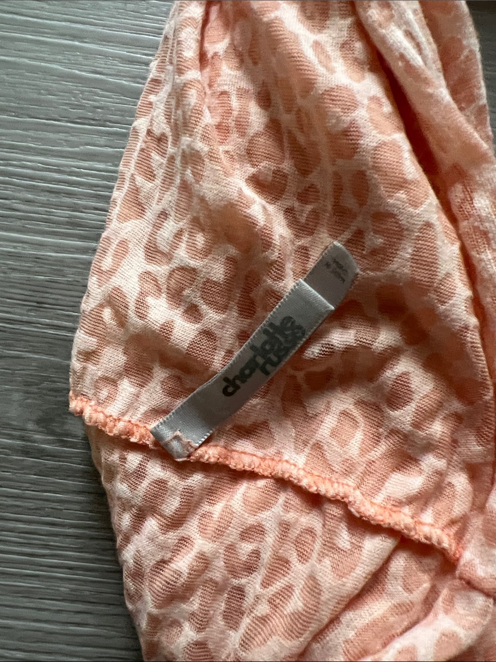 Light Peach Infinity Scarf - Charlotte Ruse - Picture 2 of 2